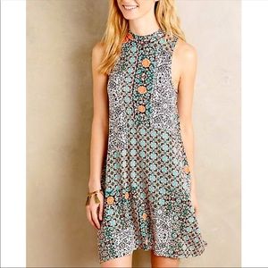 Anthropologie Maeve Lilt Swing Dress Size Large